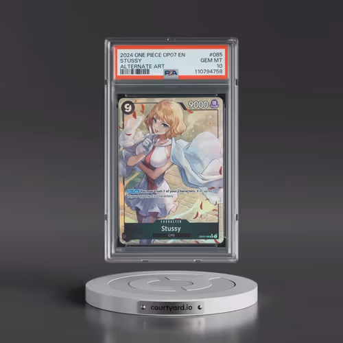 2024 One Piece 500 Years in the Future #085 Stussy - Alternate Art (PSA 10 GEM MINT)