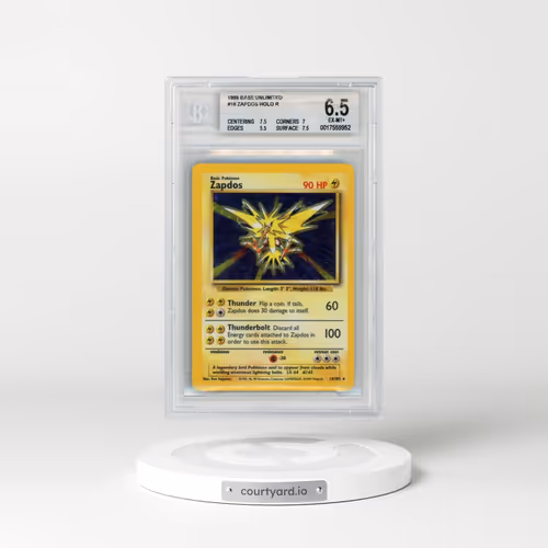 1999 Base Set #16 Zapdos - Holo (BGS 6.5 EX-MT+)