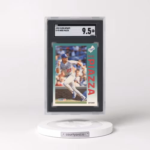 1992 Fleer Update #U-92 Mike Piazza (SGC 9.5 MINT+)
