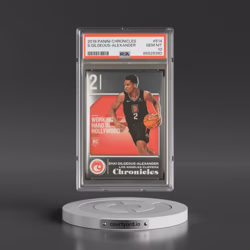 2018 Panini Chronicles #514 Shai Gilgeous-Alexander (PSA 10 GEM MINT)