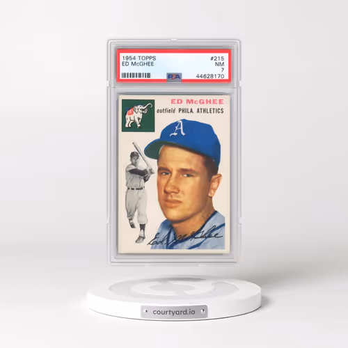1954 Topps #215 Ed McGhee (PSA 7 NM)