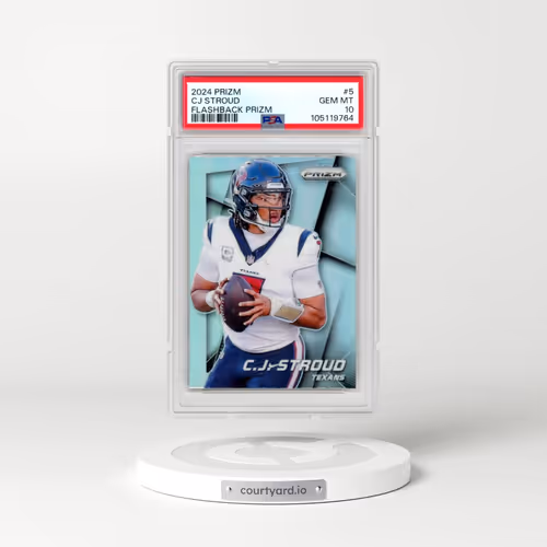 2024 Panini Prizm Prizm Flashback #5 CJ Stroud (PSA 10 GEM MINT)