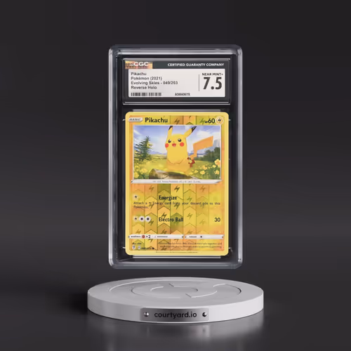 2021 Evolving Skies #049/203 Pikachu - Reverse Holo (CGC 7.5 NM+)