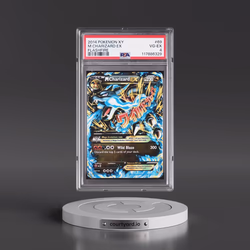 2014 Pokémon XY Flashfire #69 M Charizard EX - Holo (PSA 4 VG-EX)