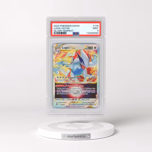 2022 Pokémon Sword & Shield Silver Tempest #139 Lugia Vstar (PSA 9 MINT)