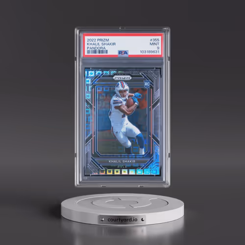 2022 Panini Prizm #355 Khalil Shakir - Pandora (PSA 9 MINT)