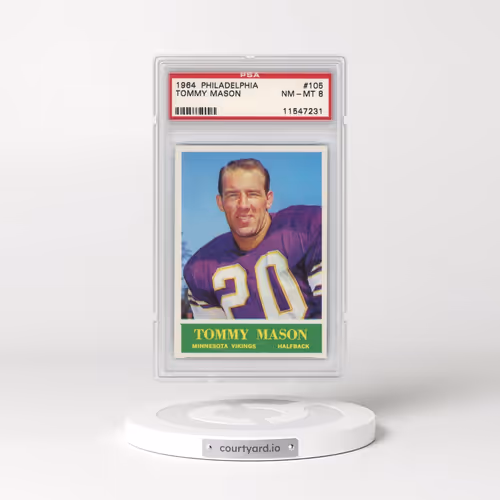 1964 Philadelphia #105 Tommy Mason (PSA 8 NM-MT)
