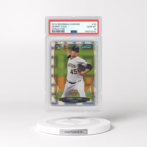 2013 Bowman Chrome #30 Gerrit Cole - Xfractor (PSA 10 GEM MINT)