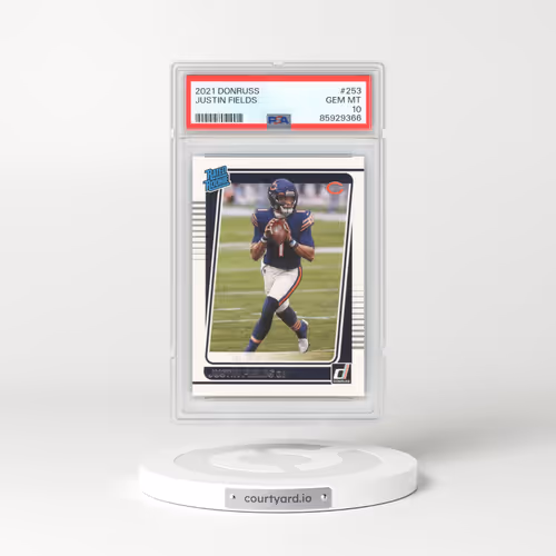 2021 Panini Donruss #253 Justin Fields (PSA 10 GEM MINT)