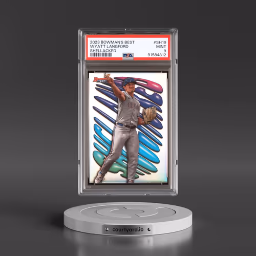 2023 Bowman's Best Shellacked #SH19 Wyatt Langford (PSA 9 MINT)