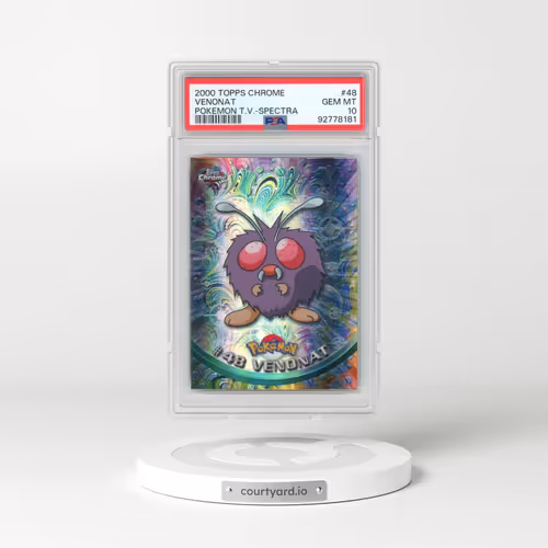 2000 Topps Chrome Pokémon T.V. #48 Venonat - Spectra (PSA 10 GEM MINT)