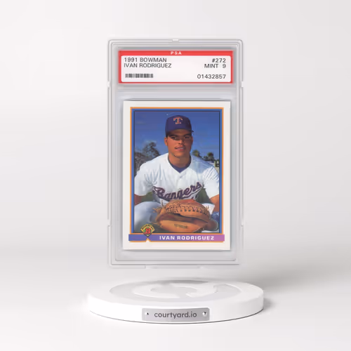 1991 Bowman #272 Ivan Rodriguez (PSA 9 MINT)