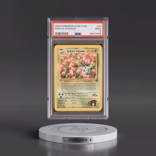 2000 Pokémon Gym Challenge #41 Erika's Ivysaur (PSA 9 MINT)