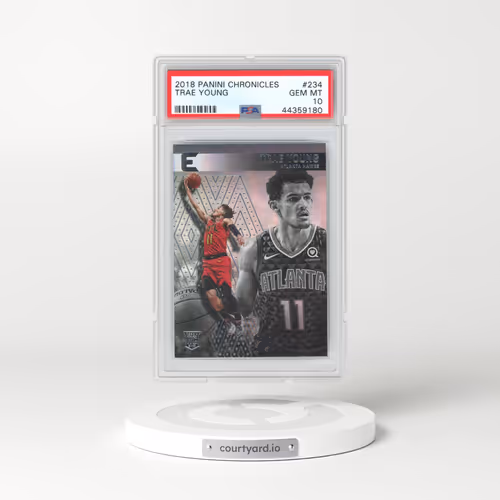 2018 Panini Chronicles #234 Trae Young (PSA 10 GEM MINT)
