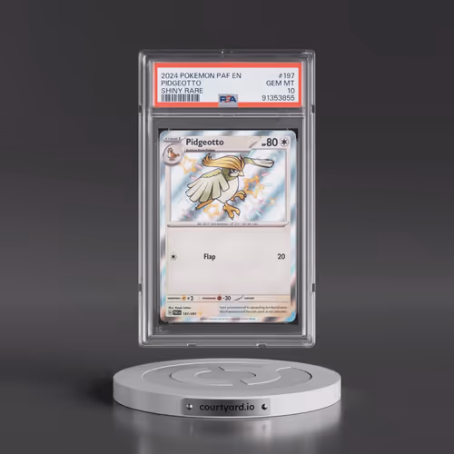 2024 Pokémon Paf EN-Paldean Fates #197 Pidgeotto - Shiny Rare (PSA 10 GEM MINT)