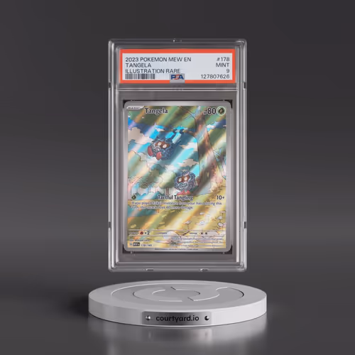 2023 Pokémon Mew EN-151 #178 Tangela - Illustration Rare (PSA 9 MINT)