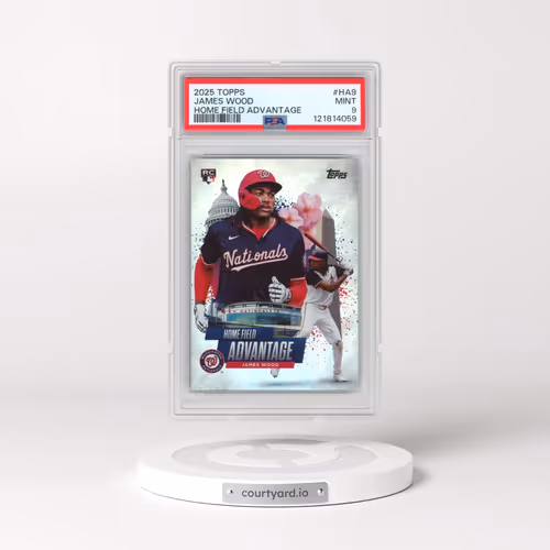 2025 Topps Home Field Advantage #HA9 James Wood (PSA 9 MINT)