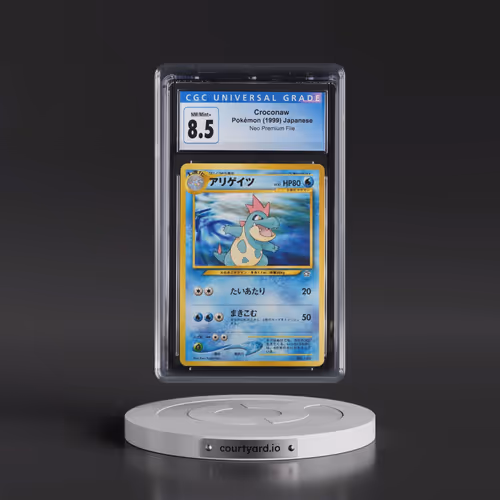 1999 Neo Premium File Croconaw - No Rarity (CGC 8.5 NM-MT+)