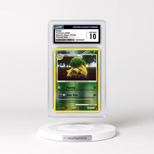 2008 Majestic Dawn #37 Grotle - Holo (CGC 10 GEM MINT)