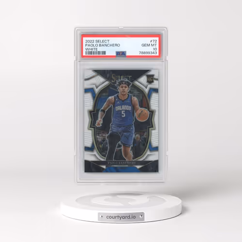 2022 Panini Select #72 Paolo Banchero - White (PSA 10 GEM MINT)