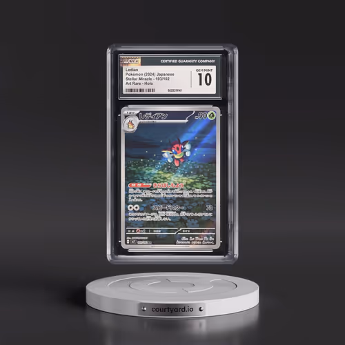 2024 Pokémon SV7-Stellar Miracle #103 Ledian - Art Rare (CGC 10 GEM MINT)