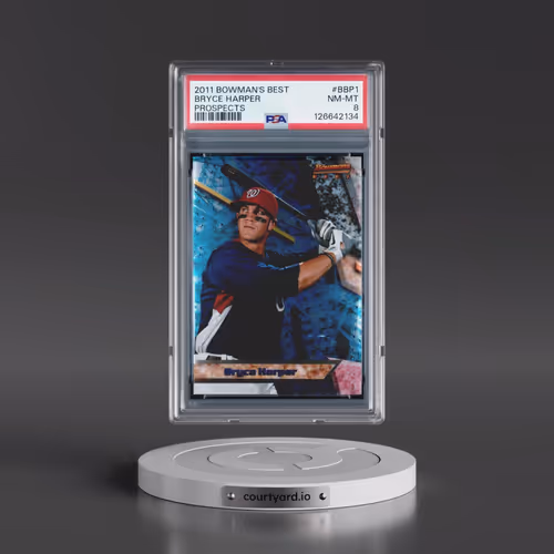 2011 Bowman's Best Prospects #BBP1 Bryce Harper (PSA 8 NM-MT)