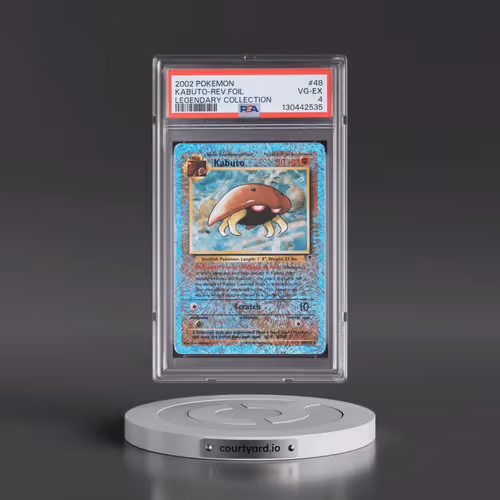 2002 Pokémon Legendary Collection #48 Kabuto - Reverse Foil (PSA 4 VG-EX)