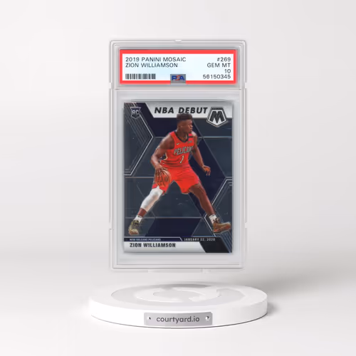 2019 Panini Mosaic #269 Zion Williamson (PSA 10 GEM MINT)