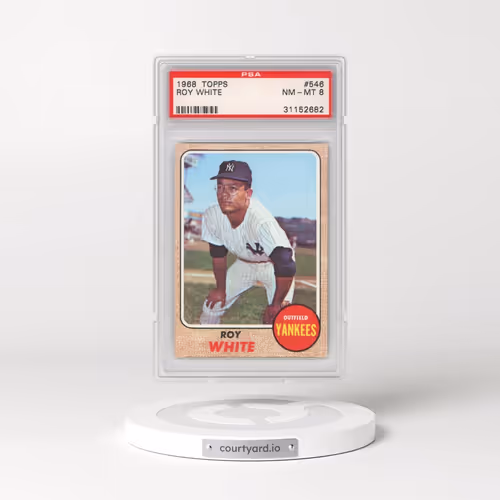 1968 Topps #546 Roy White (PSA 8 NM-MT)