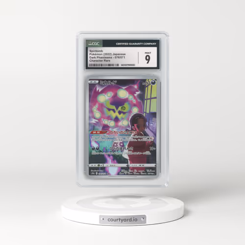 2021 Dark Phantasma #076 Spiritomb - Character Rare (CGC 9 MINT)