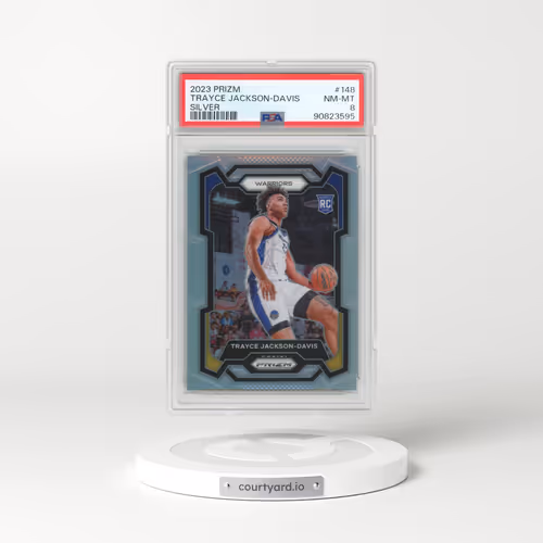 2023 Panini Prizm #148 Trayce Jackson-Davis - Silver Prizm (PSA 8 NM-MT)