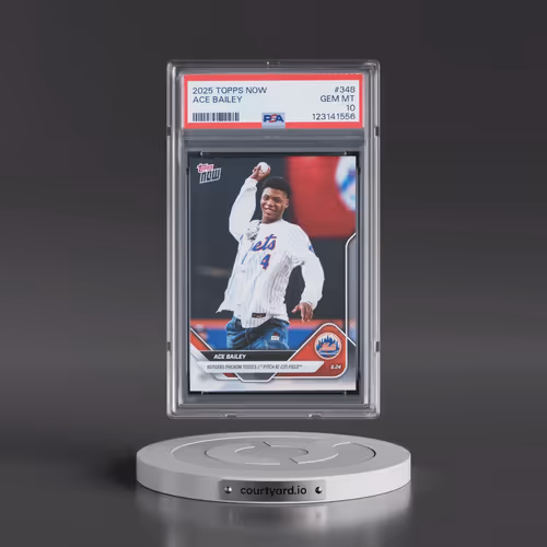 2025 Topps Now #348 Ace Bailey (PSA 10 GEM MINT)
