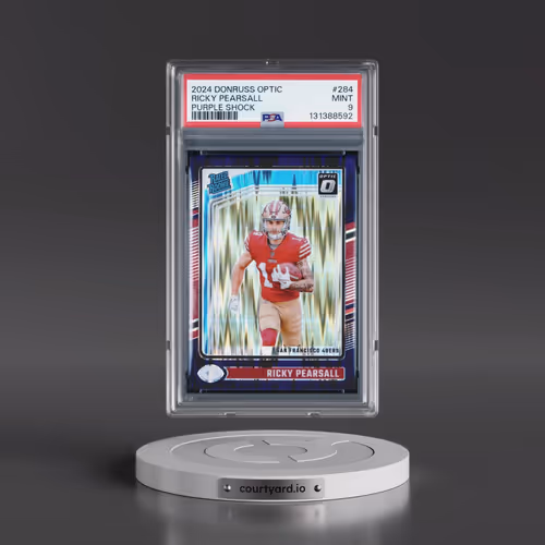 2024 Panini Donruss Optic #284 Ricky Pearsall - Purple Shock (PSA 9 MINT)