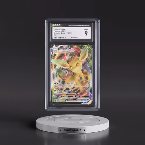 2021 Evolving Skies #008/203 Leafeon VMAX - Holo (CGC 9 MINT)