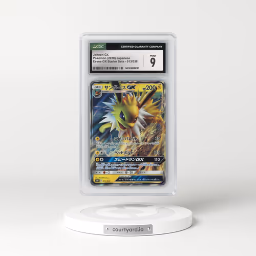2018 Eevee GX Starter Sets #013/038 Jolteon GX - Holo (CGC 9 MINT)