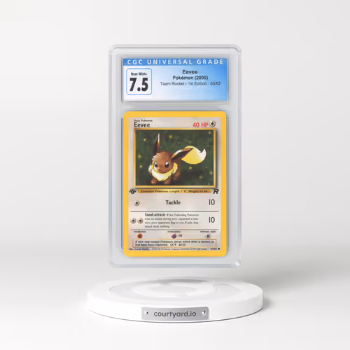 2000 Team Rocket #55/82 Eevee - 1st Edition 1st Edition (CGC 7.5 NM+)