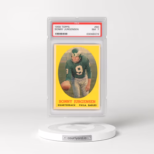 1958 Topps #90 Sonny Jurgensen (PSA 7 NM)