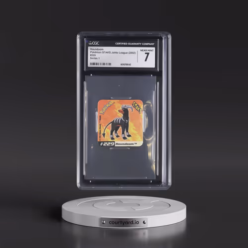 2002 Pokémon STAKS Johto League (Panini 2002) - English #229 Houndoom - Series 1 (CGC 7 NM)