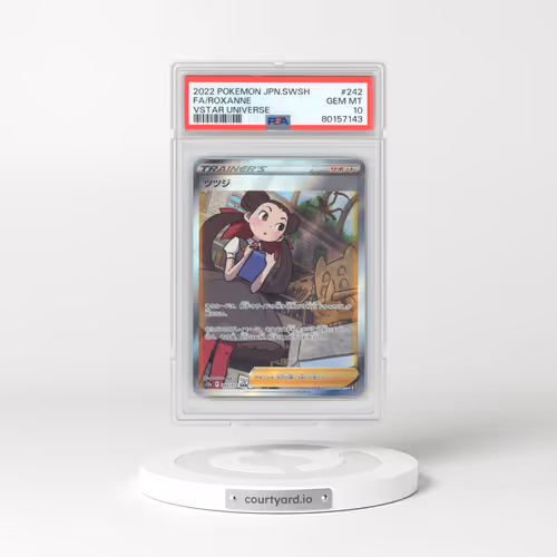 2022 Pokémon Sword & Shield Vstar Universe #242 Roxanne - Full Art (PSA 10 GEM MINT)