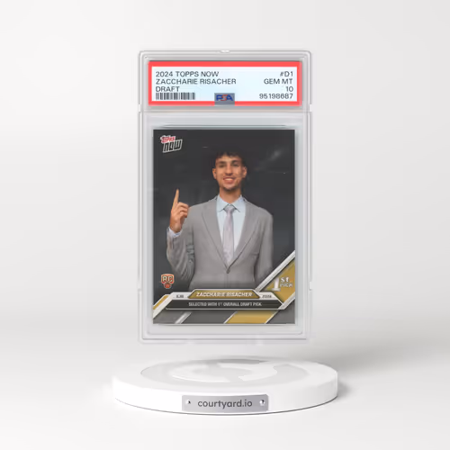 2024 Topps Now Draft #D1 Zaccharie Risacher (PSA 10 GEM MINT)
