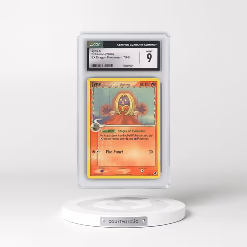 2006 EX Dragon Frontiers #17/101 Jynx δ (CGC 9 MINT)