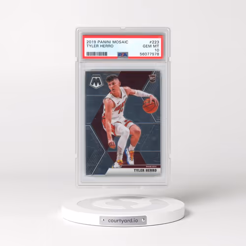 2019 Panini Mosaic #223 Tyler Herro (PSA 10 GEM MINT)