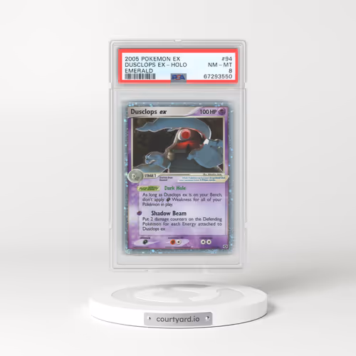 2005 Pokémon EX Emerald #94 Dusclops EX - Holo Holo (PSA 8 NM-MT)