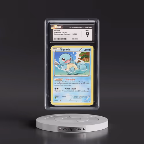 2012 Boundaries Crossed #29/149 Squirtle (CGC 9 MINT)