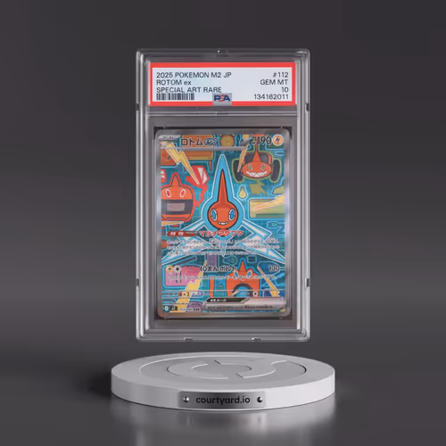 2025 Pokémon M2-Inferno X #112 Rotom EX - Holo Special Art Rare (PSA 10 GEM MINT)
