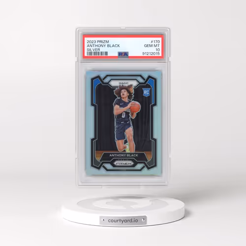2023 Panini Prizm #170 Anthony Black - Silver Prizm (PSA 10 GEM MINT)