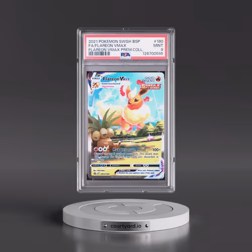 2021 Pokémon Swsh Black Star Promo #180 Flareon Vmax - Full Art Flareon Vmax Premium Collection (PSA