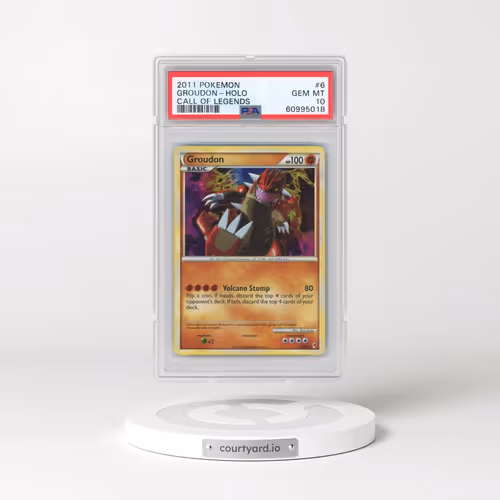 2011 Pokémon Call of Legends #6 Groudon - Holo (PSA 10 GEM MINT)