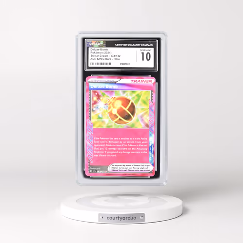2024 Pokémon Scr EN-Stellar Crown #134 Deluxe Bomb (CGC 10 GEM MINT)