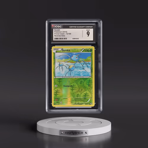 2015 Primal Clash #13/160 Surskit - Reverse Holo (CGC 9 MINT)